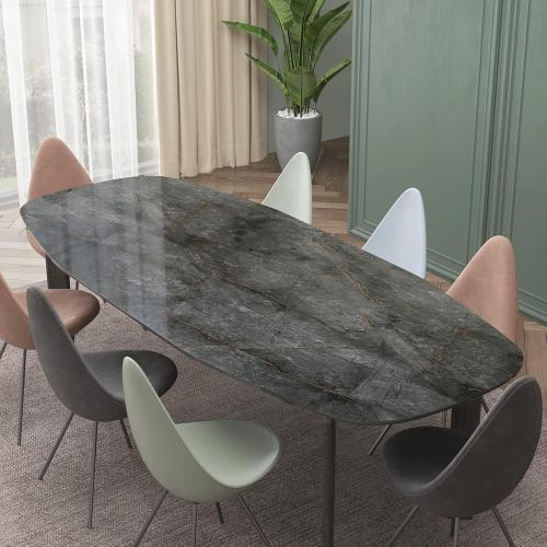 JSEVEM Extra Wide Thick Large Size Dark Grey Cyan Gold Marble Wallpaper Peel and Stick Glossy Gray Cyan Marble Contact Paper Faux Granite Wall Sticker for Bedroom Bathroom Living Room Walls