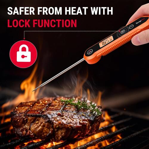 TempPro TempSwift 1 Sec Meat Thermometer Digital for Kitchen Cooking Food