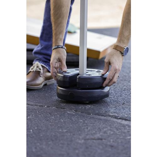 US Weight 30 Pound Canopy Weight Set of 4 with No-Pinch Design - Easy Installation and Removal to Secure Tents, Canopies, and Umbrellas at Outdoor Events