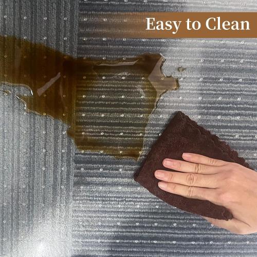 MESHDO Office Chair Mat for Carpet, 48 X 48 X 0.09 Desk Chair Mat for Carpet Floors, Clear and Thick Rolling Computer Chair Mats with Non-Slip Studded for Home and Office Low Pile Carpets