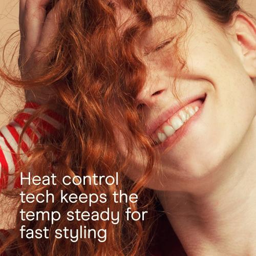 INFINITI PRO CONAIR Tourmaline Ceramic 1¼ Inch Curling Iron, 1¼-Inch Barrel Digital Hair Curler, Produces Loose Curls, 5 Heat Settings, For Use on Medium and Long Hair, Dark Grey