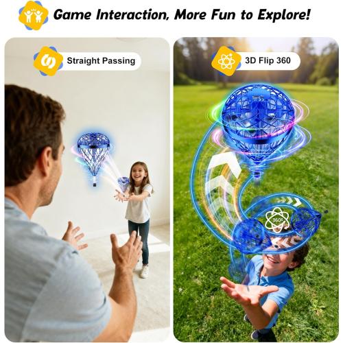 2025 AI Flying Orb Ball Toy, Galactic Fidget Spinner, Mini Drones Toys for 6 7 8 9 10 11 12  Year Old Boys Girls Children Indoor Outdoor Toys