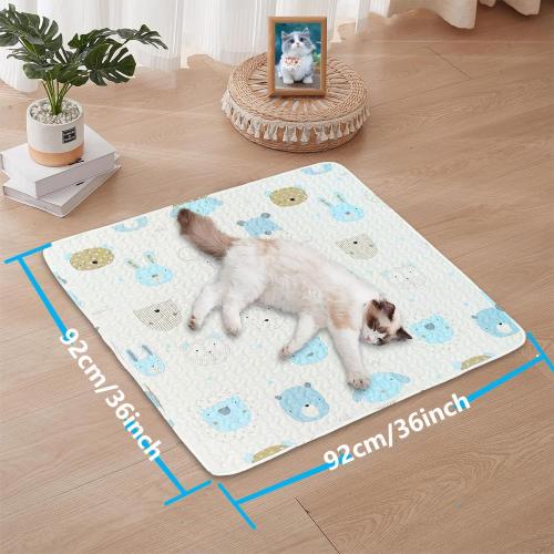 Dog Playpen Mat Carate Mat Puppy Pads,Personalized Dog Crate Pad,Anti-Slip Bottom[PLAYPEN NOT Included!!!] Reusable Whelping Playpen Crate Reusable Washable Pet Mattress Pads Pet Training Pads