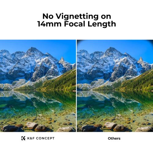 K&F CONCEPT 52mm Circular Polarizer Filter Ultra-Slim 18 Multi-Coated Optical Glass Circular Polarizing Filter for Camera Lenses with Cleaning Cloth (K Series)