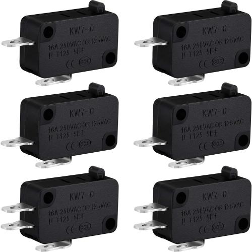 Weewooday 6 Pcs Microwave Oven Door Switch Replacement Part