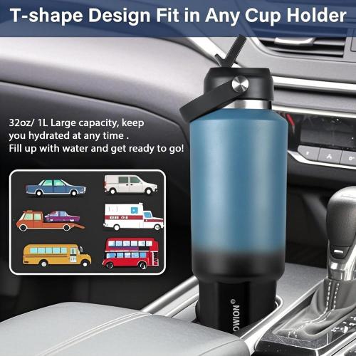 32 oz Car Insulated Bottle   32 oz Octagonal Non-Slip Car Insulated Bottle