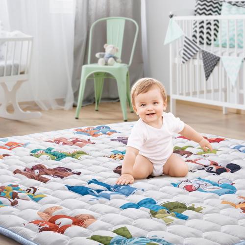 Baby Play Mat for Floor,Premium Baby Play Mat 50 X 50,Thick One-Piece Crawling, Odorless Floor Mat,Non-Slip Cushioned Baby Playmat for Infants,Babies,Toddlers.Foldable and Washable Baby Plaype