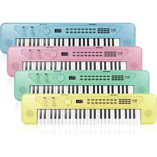 RockJam 49 Key USB Keyboard Piano with Lessons & Keynote Stickers