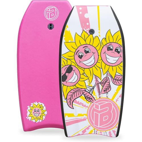 Bodyboard with Premium Wrist Leash Lightweight Body Board for Adults&Teen with EPS Core 33/37/41 Inch Choose Color MISSING WRIST LEASH