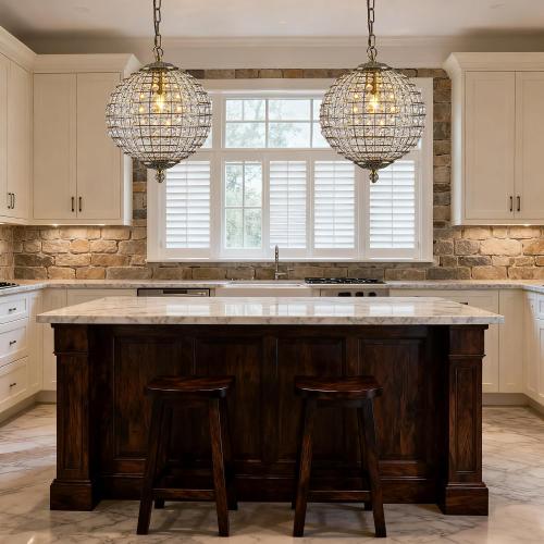 Macarena Gold Vintage Crystal Globe Chandelier 12 Round Antique Bronze Retro Pendant Hanging Light Fixture for Dining Room Kitchen Island Bedroom Hallway Entryway Foyer Bathroom Closet