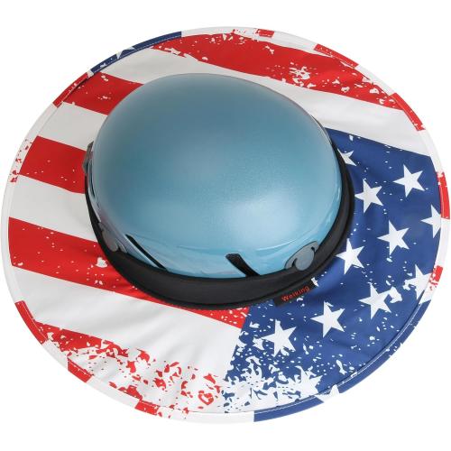 4th of July Decorations, Climbing Helmet Sun Hat, Safety Helmets Sun Protection Accessories Suit for The Rescue Team, High-Altitude Worker