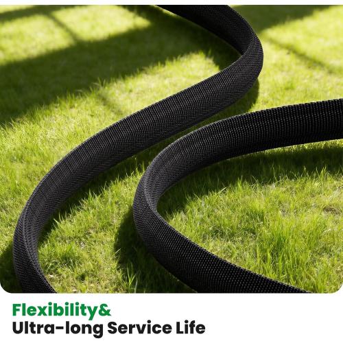 Garden Hose 100FT, Non-Expanding Water Hose Ultra Lightweight, Kink-Free, Burst-Resistant, Lead-Free, Durable & Flexible High-Pressure Hose for Yard, Lawn, Outdoor, Car Washing