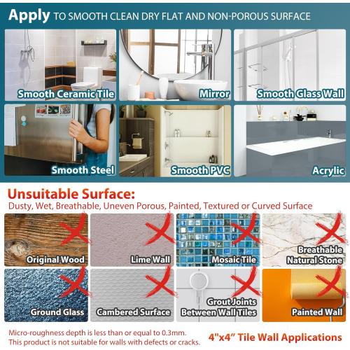 TAILI Shower Grab Bar, 2 Pack 12 Inch Suction Grab Bars for Bathtubs and Showers for Elderly, Shower Handle for Seniors Bathroom Safety Grip, No Drilling Removable,Grey