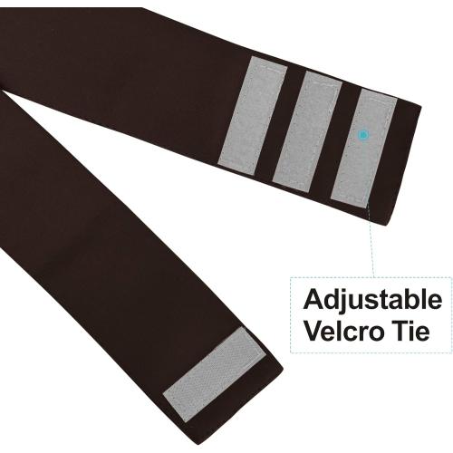 Deconovo Blackout Door Curtain for Glass Doors & Sidelights, Thermal Insulated Privacy Panel with Dual Rod Pockets & Adjustable Tieback, Machine‑Washable Curtain (54W x 72L, Dark Brown, 1 Panel)