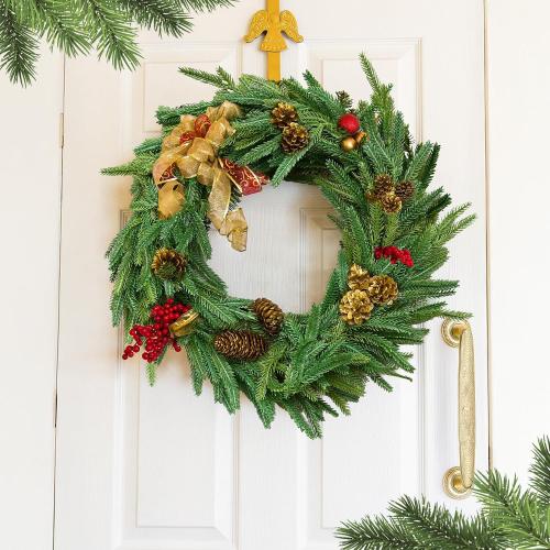Christmas Garland Decorations Indoor Decor: 6 FT Artificial Realistic Pine Garland Green Faux Greenery Garland for Mantle Staircase Table Wall Outdoor Christmas Decorations