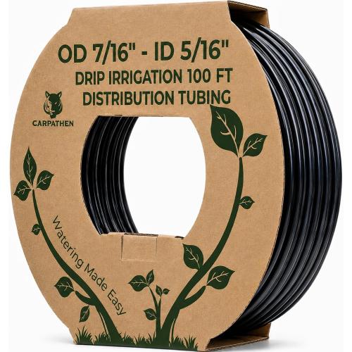 CARPATHEN 5/16 Irrigation Tubing Parts for Drip Irrigation Watering System