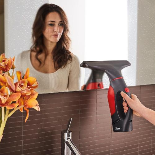 Vileda WindoMatic Power Window Vacuum Cleaner, Handheld and Portable Electric Window Cleaner, UK Version