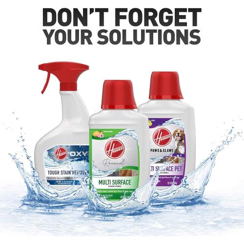 Hoover FloorMate Deluxe Hard Floor Cleaner Machine, Lightweight Cleaning Machine, Floor Scrubber with Spin Scrub Brushes, Wash and Dry Mode, Ideal for Hardwood, Vinyl, Tile, Laminate and More