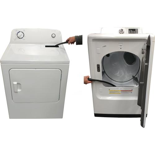 Vacuum Attachment For Dryer Vent- Lint Eraser Dryer Vacuum Attachment. This Dryer Lint Vacuum Attachment Includes a Vacuum Hose Adapter and Adapter For Shop Vacuum. Dryer Vent Cleaner Kit Lint Cleaner