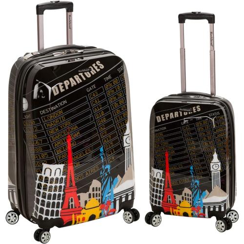 Rockland Departure Hardside Spinner Wheel Luggage, Departure, 2-Piece Set (20/28)