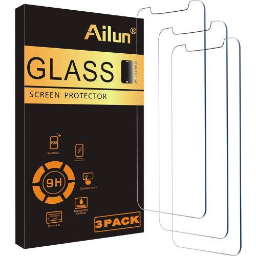 Ailun Screen Protector for iPhone 12 pro Max 2020 6.7 Inch 3 Pack Case Friendly Tempered Glass