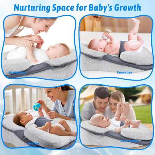 Feeding Pillow Anti Overflow Feeding Pillow for Reducing Spit-Up, Safety Nursing Pillow