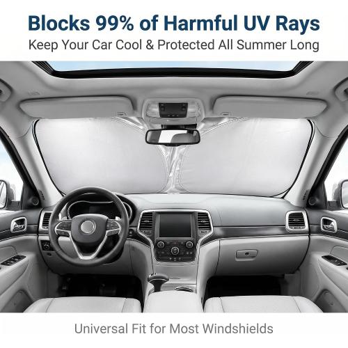 Compatible with Rivian R2, UV Heat Blocking Interior Protector