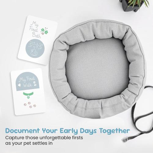 Pet Milestone Cards – Celebrate Your Pet’s Journey, Growth and Key Moments with Keepsake Cards - Perfect for Dogs, Cats, Puppies, and Kittens - Ideal as a Pet Adoption Gift, Pet Memory Book