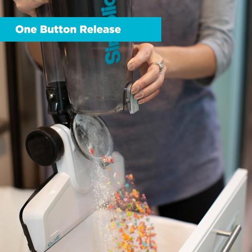 Simplicity Vacuums Corded Stick Vacuum Cleaner - Bagless, Two Speeds, HEPA Filter, Ideal for Hardwood & Tile, S60 Spiffy