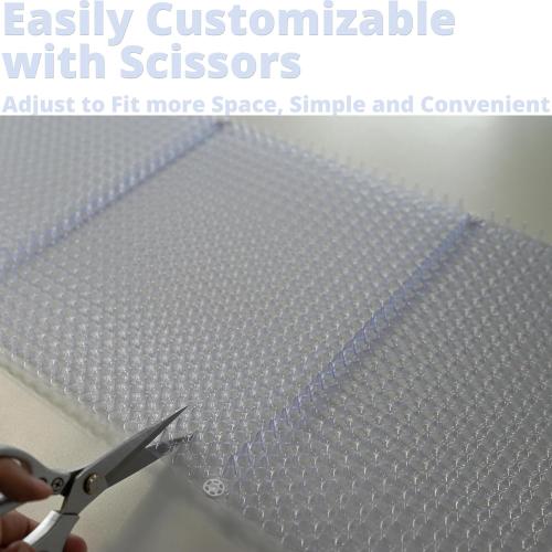 12 Pack Scat Mats for Cats with Interlocking Design, Adjustable Safe Spike Mat for Protective Deterrent, 16x13 Inch Indoor Outdoor All-Season Repellent