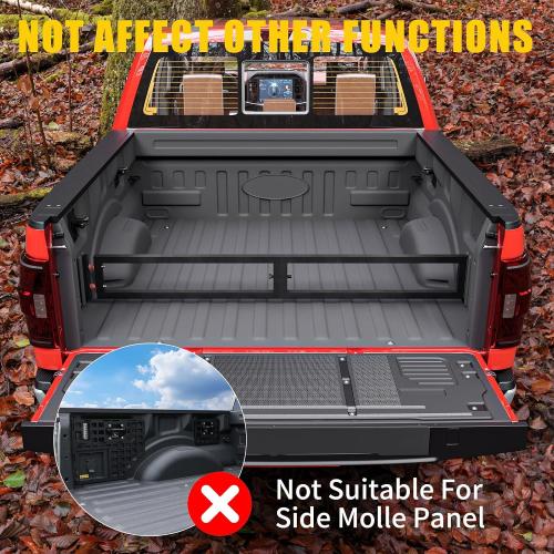 Truck Bed Divider for 2015  Ford F150 2024  F150 Lightning | Aluminum Alloy Cargo Divider Trunk Organizer Luggage Divider Replacement for 2025 F-150 Accessories
