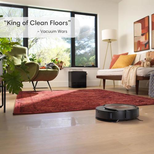 iRobot Roomba Combo j9  Self-Emptying & Auto-Fill Robot Vacuum & Mop – Multi-Functional Base Refills Bin and Empties Itself, Vacuums and Mops Without Needing to Avoid Carpets, Avoids Obstacles​