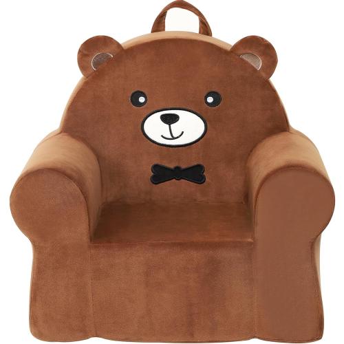 Cuddly Toddler First Chair, Premium Character Chair, Brown, 18 Month up to 3 Years