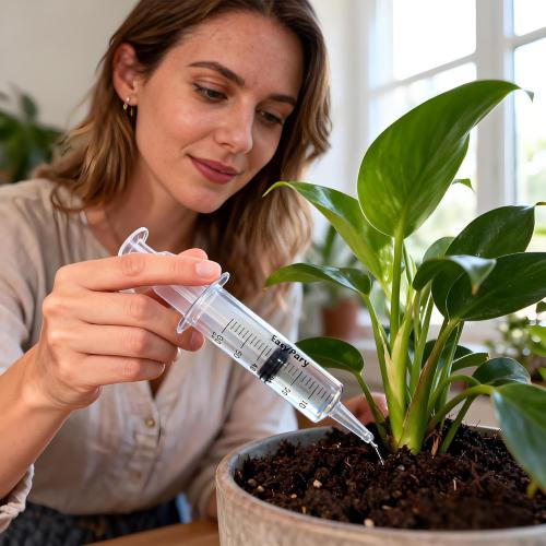 Multipurpose Measuring Syringes with 5 Extra Caps, 50 Pack Reusable 2oz Syringe, and Cleaning Brush - Great for Various Applications