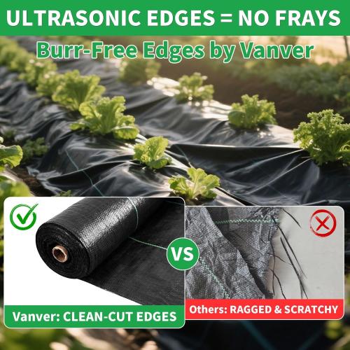 4ftx100ft Garden Landscape Fabric Weed Barrier Fabric Heavy Duty,Weed Blocker Fabric, Geotextile Fabric Under Gravel,Garden Tarp to Prevent Weeds, Landscaping Fabric