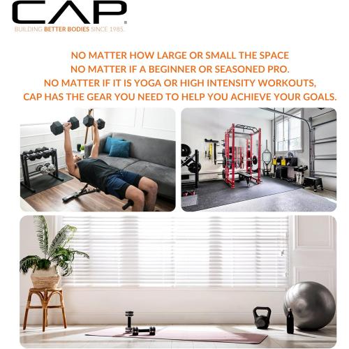 CAP Barbell Interlocking EVA Foam Exercise Puzzle Mat Home Gym Flooring | Multiple Options