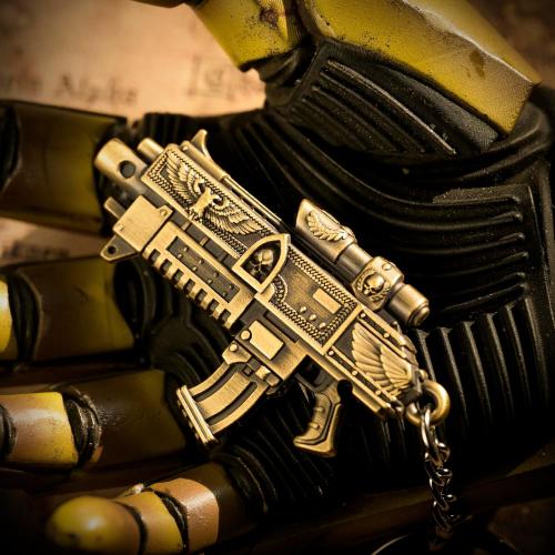 Starforged Compatible with Warhammer40K Master-Crafted Bolster Keychain Keyring 1PC