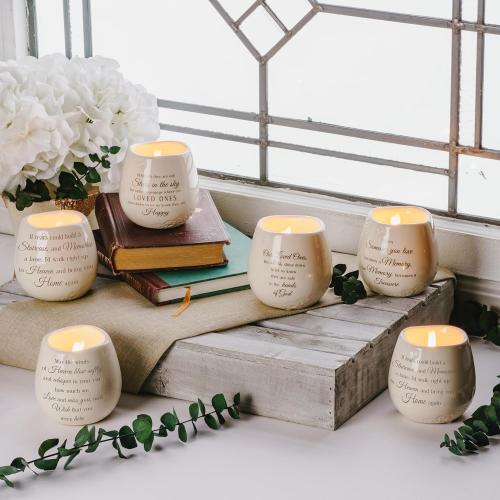 Pavilion Gift Company - Amazing Friend 8 oz Bereavement Candle, Memorial Gifts for Loss of Mother Father Friend Loved One, Remembrance, Condolences, Sympathy, 1 Count, Cream