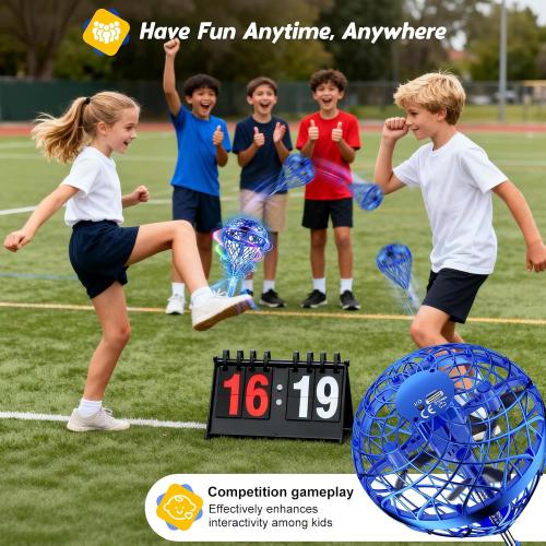 2025 AI Flying Orb Ball Toy, Galactic Fidget Spinner, Mini Drones Toys for 6 7 8 9 10 11 12  Year Old Boys Girls Children Indoor Outdoor Toys