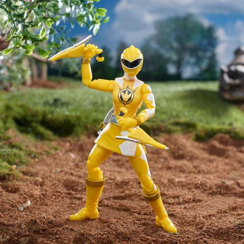Power Rangers Lightning Collection Dino Thunder Yellow Ranger 6-Inch Premium Collectible Action Figure Toy with Accessories, Ages 4 and Up