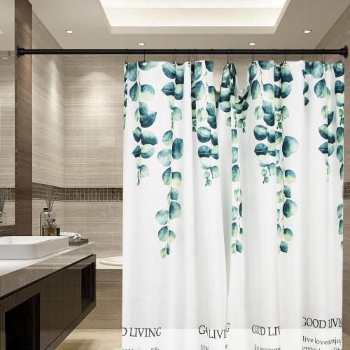 Artiwell 60 Heavy Duty Straight Shower Rod With Shower Rod Flange, Permanent Mount Shower Curtain Rod With Screws Bracket, Never Rust Stainless Steel, Window Curtain and Closet Rod, Matte Black
