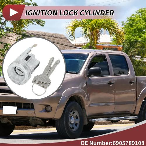 1 Set Ignition Lock Cylinder for Toyota Pickup 1984-1987 for Toyota 4Runner 1994-1997 Ignition Switch Cylinder Lock No.6905789108 Metal