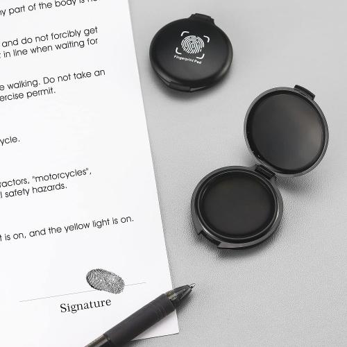 2 Pack Thumbprint Fingerprint Ink Pad for Notary Supplies