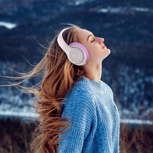 Silicone Case Compatible with Studio Pro, Silicone Ear Pads Cover Protector Headband Cover, Anti-Scratch, Washable Protective Cover for Studio Pro Ear Pads - Purple