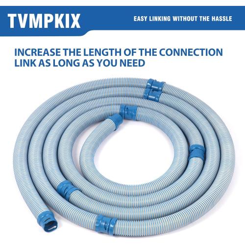 Pool Cleaner Hose for Zodiac MX6 MX8 Replacement Parts, 39 Inch R0527700 Twist Lock Pool Vacuum Hose (8pack)