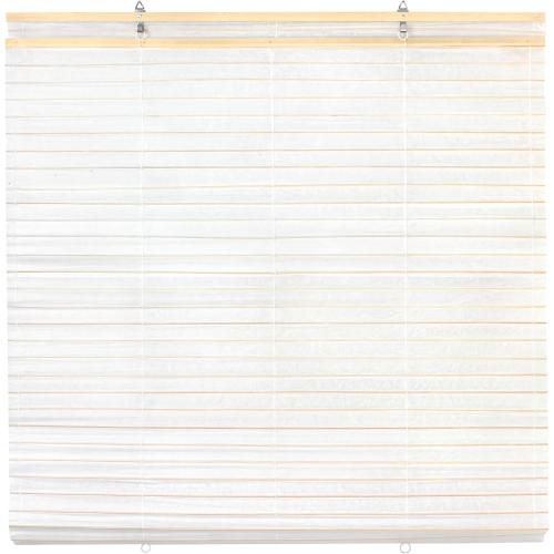 Red Lantern Rice Paper Cordless Window Shade Blinds - White - 36 Wide