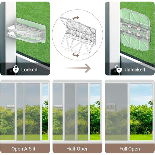 Sliding Glass Door Lock Window Locks, 4 Pack Sliding Door Lock