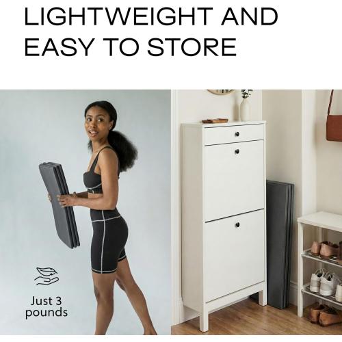 Stakt The Original Foldable Yoga Mat, Premium Foldable Exercise & Workout Mat with Non-Slip Surface, Lightweight Portable for Studio or Home Use, As Seen on Shark Tank