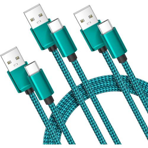 Basesailor for iPhone 17 16 Pro Max Car Carplay Cable 3Pack 3.3/6.6/10FT,USB A to USB C Car Charger Cord for iPad 10 Air 4 5,Mini 6 7,Apple 15 Plus,Samsung Galaxy S24 S25,Z Flip Fold,A54 A53 A52 A51
