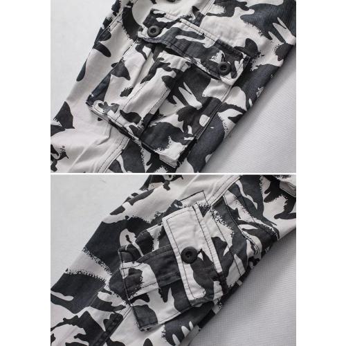 AKARMY Wild Cargo Pants, Casual Work Pants, Military Army Camo Combat Hiking Pants with 8 Pockets(No Belt) (SIZE 30)